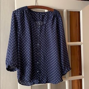 Lands’ End woman’s long sleeve blouse